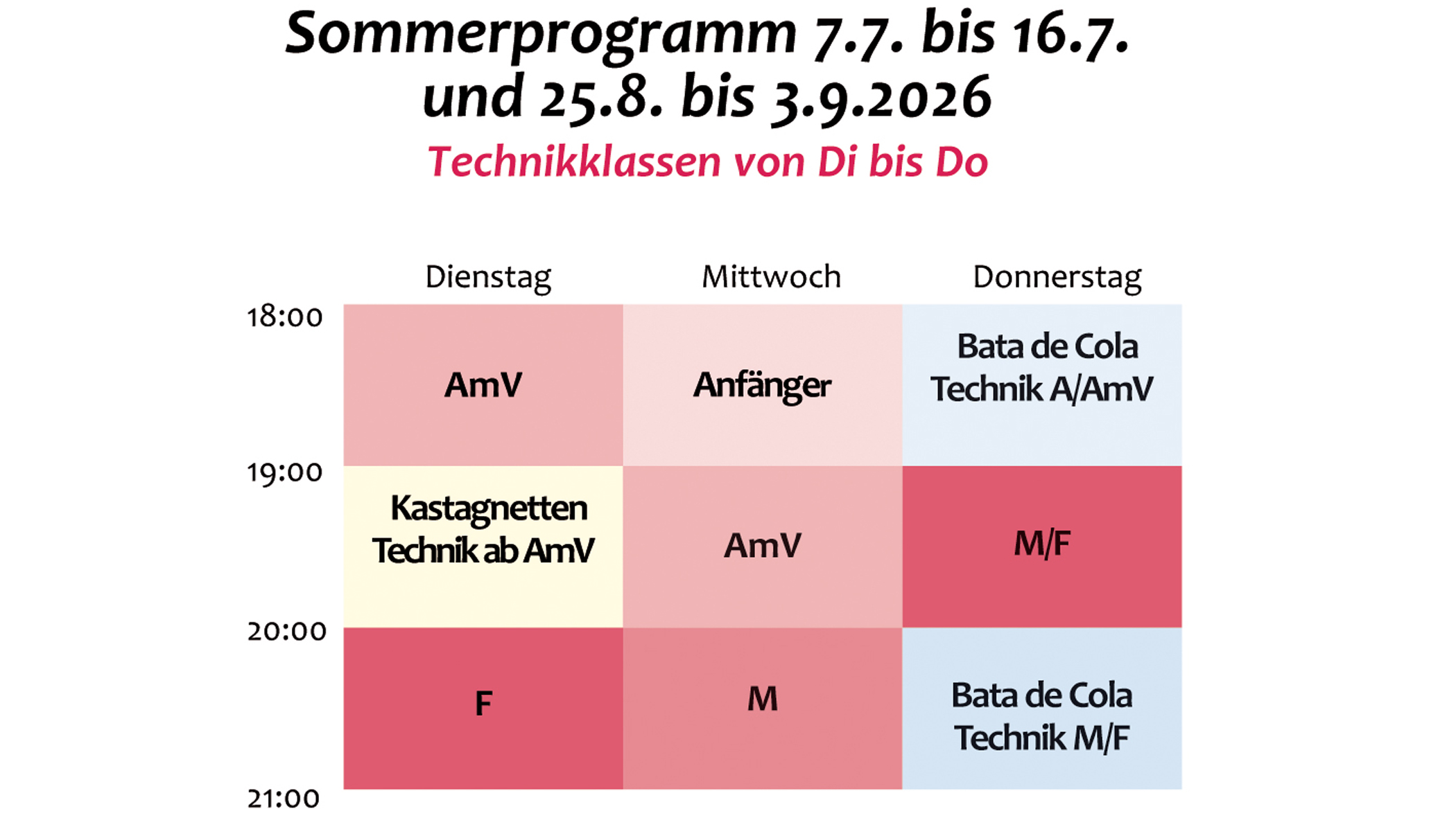Kurse Sommer 2026
